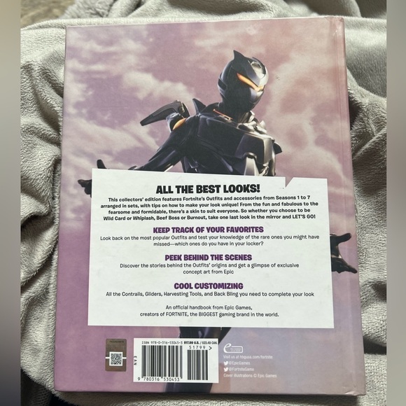 Official Fornite Outfit Hardcover Book, Collectors Edition, Battle Royale - Picture 2 of 10